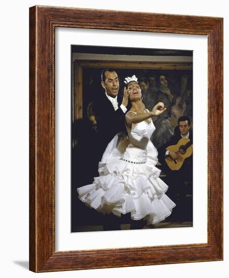 Flamenco Dancer Maria Albaicin Performing with Partner-Loomis Dean-Framed Photographic Print