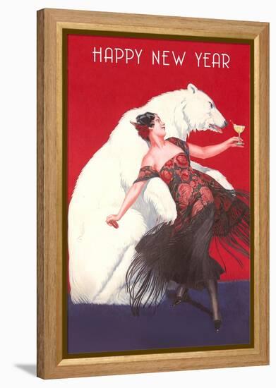 Flamenco Dancer, Polar Bear-null-Framed Stretched Canvas