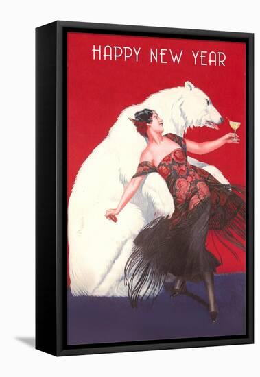 Flamenco Dancer, Polar Bear-null-Framed Stretched Canvas