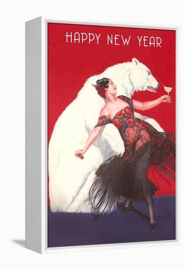 Flamenco Dancer, Polar Bear-null-Framed Stretched Canvas