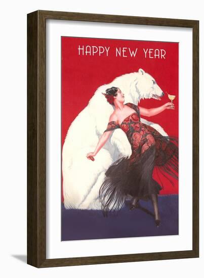 Flamenco Dancer, Polar Bear-null-Framed Premium Giclee Print