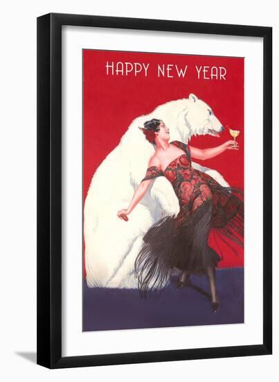 Flamenco Dancer, Polar Bear-null-Framed Premium Giclee Print