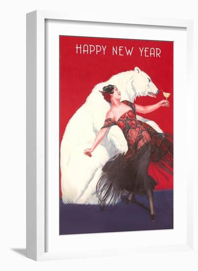 Flamenco Dancer, Polar Bear-null-Framed Premium Giclee Print