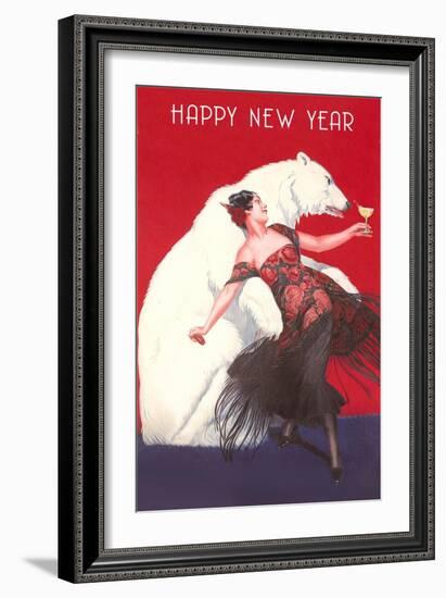 Flamenco Dancer, Polar Bear-null-Framed Premium Giclee Print