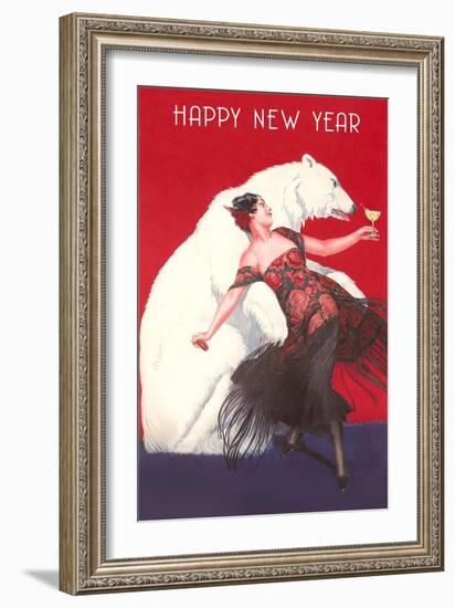 Flamenco Dancer, Polar Bear-null-Framed Art Print