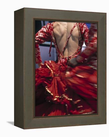 Flamenco Dancer, Seville, Andalucia, Spain-Peter Adams-Framed Premier Image Canvas