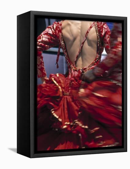 Flamenco Dancer, Seville, Andalucia, Spain-Peter Adams-Framed Premier Image Canvas