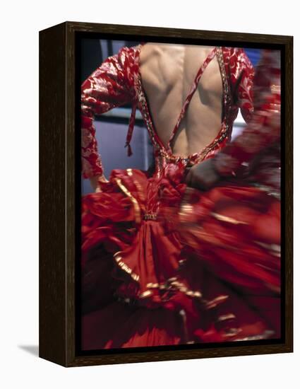 Flamenco Dancer, Seville, Andalucia, Spain-Peter Adams-Framed Premier Image Canvas