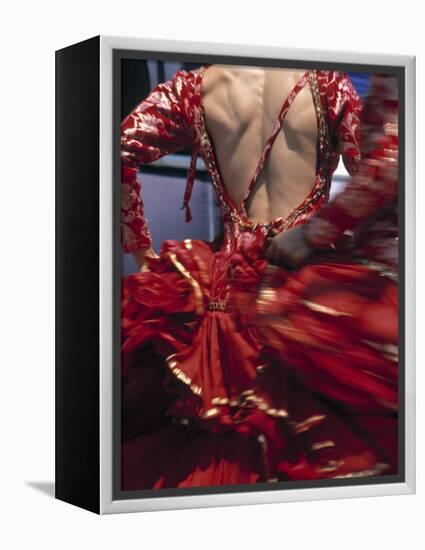 Flamenco Dancer, Seville, Andalucia, Spain-Peter Adams-Framed Premier Image Canvas