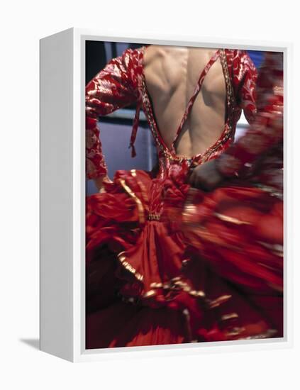 Flamenco Dancer, Seville, Andalucia, Spain-Peter Adams-Framed Premier Image Canvas