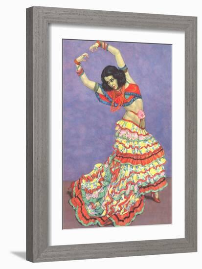 Flamenco Dancer-null-Framed Art Print