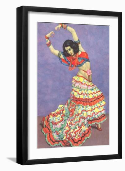 Flamenco Dancer-null-Framed Art Print