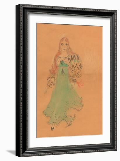 Flamenco Dancer-Norma Kramer-Framed Art Print