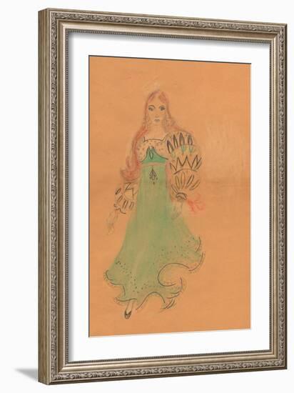 Flamenco Dancer-Norma Kramer-Framed Art Print