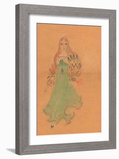 Flamenco Dancer-Norma Kramer-Framed Art Print