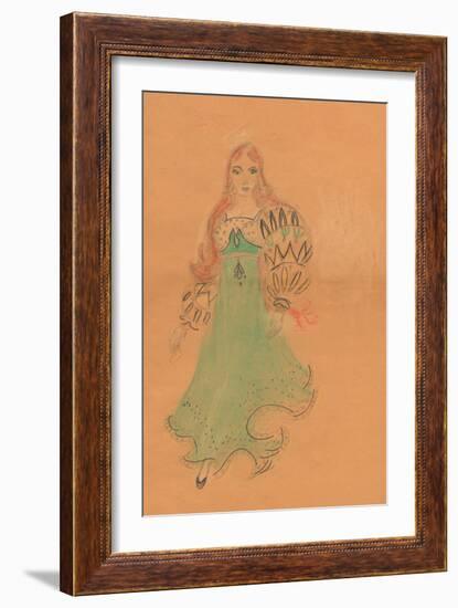 Flamenco Dancer-Norma Kramer-Framed Art Print