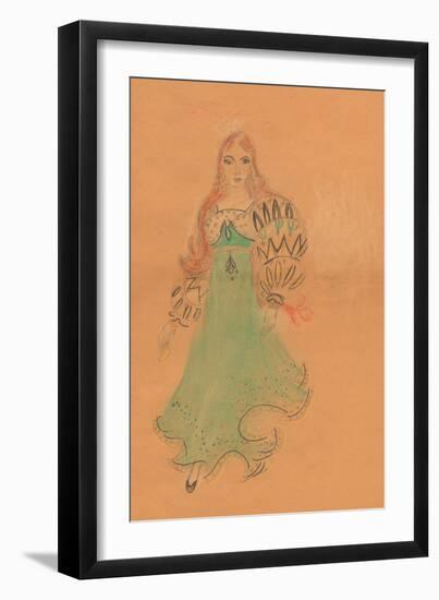 Flamenco Dancer-Norma Kramer-Framed Art Print