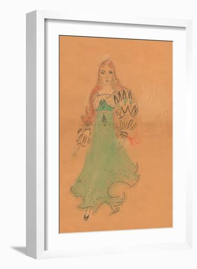 Flamenco Dancer-Norma Kramer-Framed Art Print