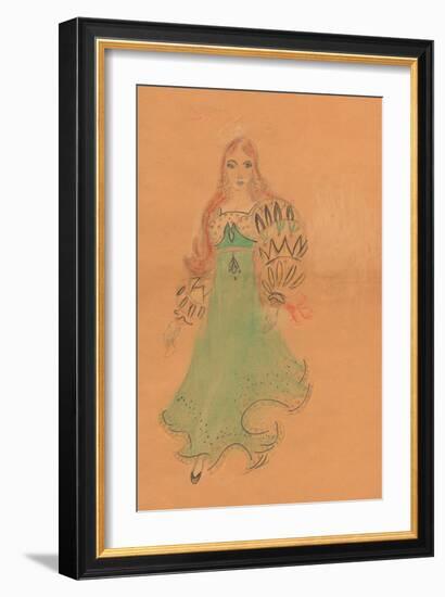 Flamenco Dancer-Norma Kramer-Framed Art Print