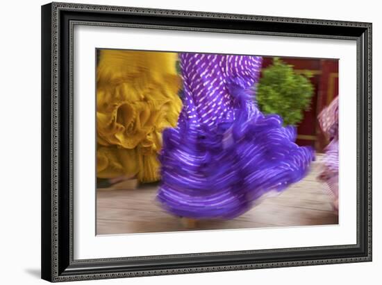 Flamenco Dancers, Feria Del Caballo in Jerez De La Frontera, Andalusia, Spain-Katja Kreder-Framed Photographic Print