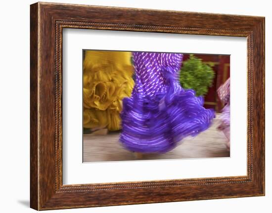 Flamenco Dancers, Feria Del Caballo in Jerez De La Frontera, Andalusia, Spain-Katja Kreder-Framed Photographic Print