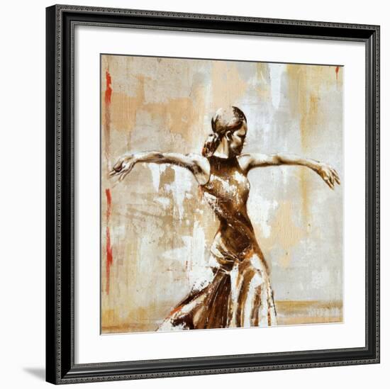 Flamenco I-Monica Galvan-Framed Art Print