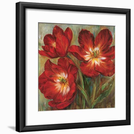 Flamenco Reds-Liv Carson-Framed Premium Giclee Print