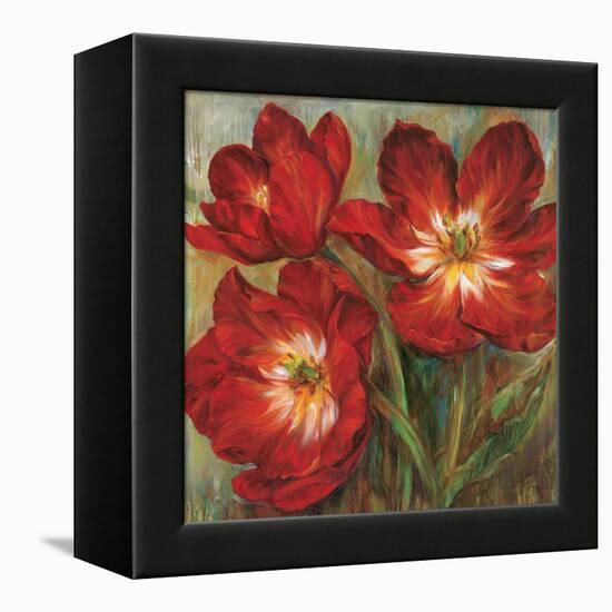 Flamenco Reds-Liv Carson-Framed Stretched Canvas