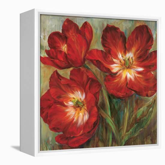 Flamenco Reds-Liv Carson-Framed Stretched Canvas