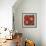 Flamenco Reds-Liv Carson-Framed Art Print displayed on a wall
