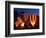 Flames Light up the Evening as Hot Air Balloonists Participate-null-Framed Photographic Print