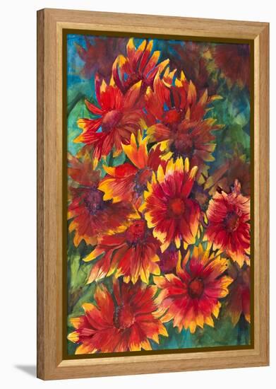 Flames of Color-Joanne Porter-Framed Premier Image Canvas