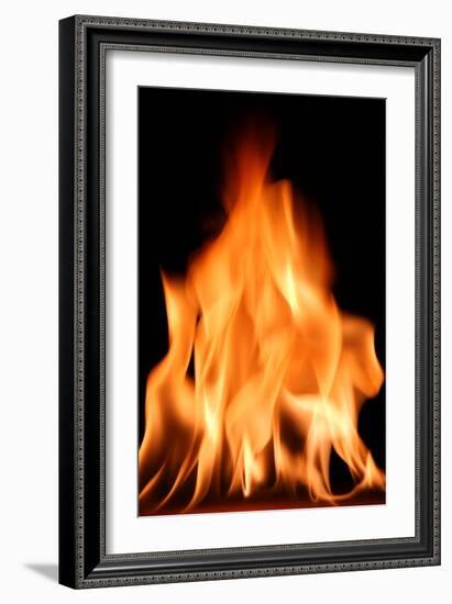 Flames-Victor De Schwanberg-Framed Photographic Print