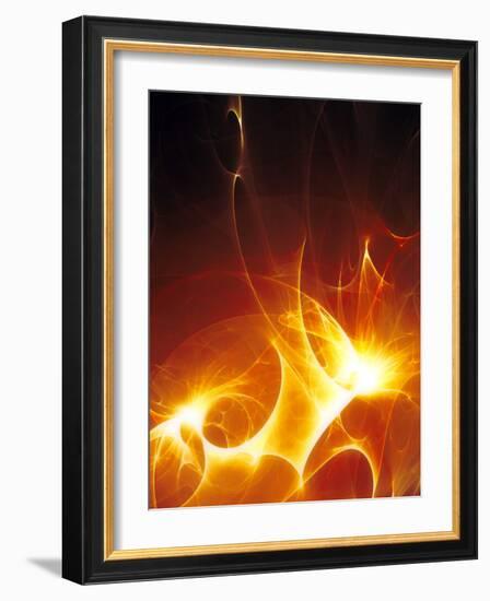 Flames-PASIEKA-Framed Photographic Print