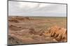 Flaming cliffs, Bajanzag, South Gobi province, Mongolia, Central Asia, Asia-Francesco Vaninetti-Mounted Photographic Print