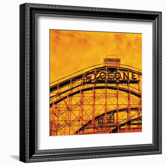 Flaming Cyclone-Erin Clark-Framed Art Print