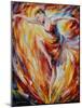 Flaming Dance-Leonid Afremov-Mounted Art Print