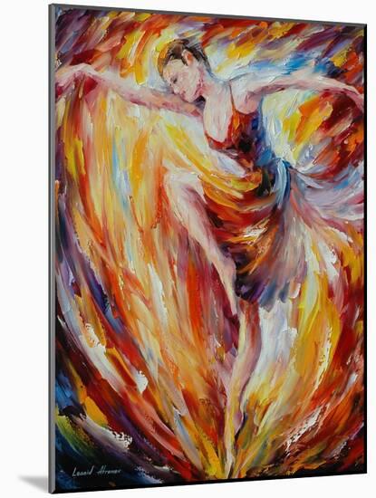 Flaming Dance-Leonid Afremov-Mounted Art Print