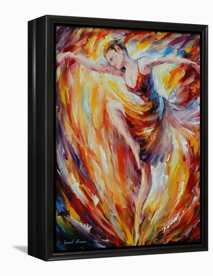 Flaming Dance-Leonid Afremov-Framed Stretched Canvas