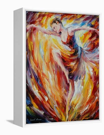 Flaming Dance-Leonid Afremov-Framed Stretched Canvas