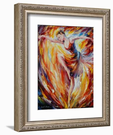 Flaming Dance-Leonid Afremov-Framed Premium Giclee Print