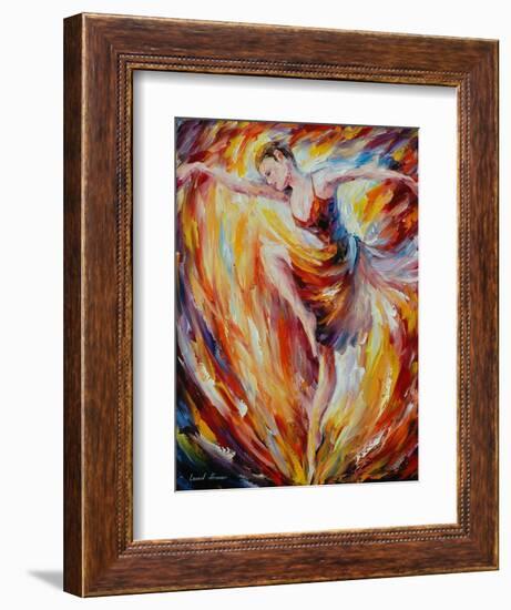 Flaming Dance-Leonid Afremov-Framed Premium Giclee Print