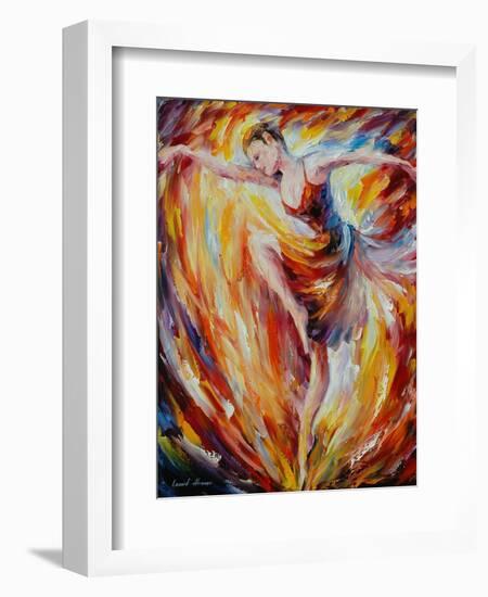 Flaming Dance-Leonid Afremov-Framed Premium Giclee Print