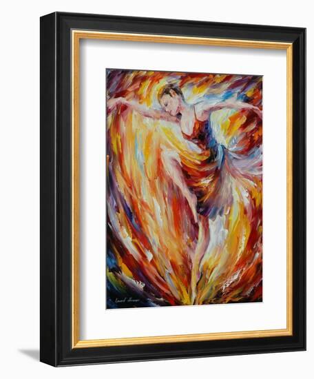 Flaming Dance-Leonid Afremov-Framed Premium Giclee Print