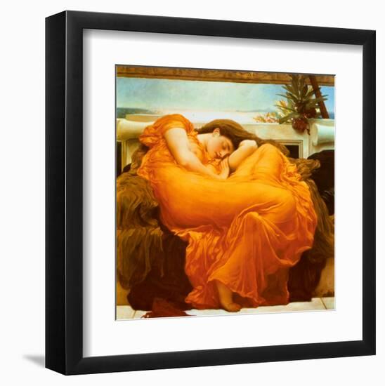 Flaming June, c.1895-Frederick Leighton-Framed Art Print