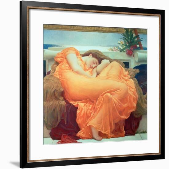 Flaming June, c.1895-Frederick Leighton-Framed Giclee Print