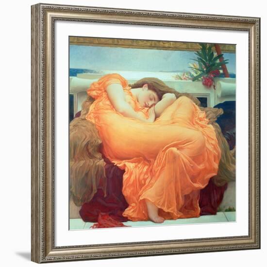 Flaming June, c.1895-Frederick Leighton-Framed Giclee Print