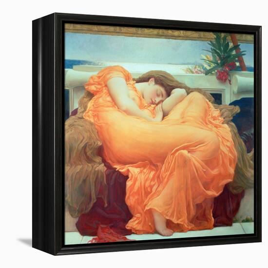 Flaming June, c.1895-Frederick Leighton-Framed Premier Image Canvas