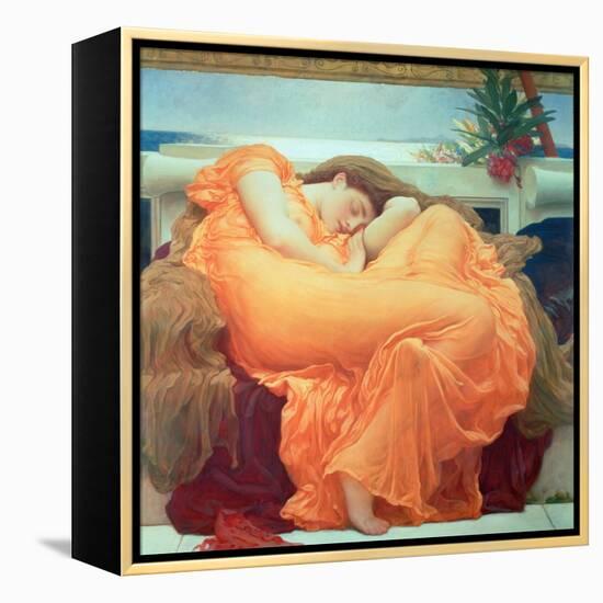 Flaming June, c.1895-Frederick Leighton-Framed Premier Image Canvas