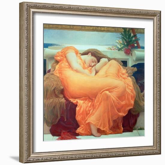 Flaming June, c.1895-Frederick Leighton-Framed Giclee Print